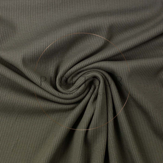 Wholesale European Ribbed Jersey - 768 - Dark Khaki