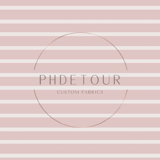 Pink Dandelion Stripe Coordinate - Athletic Wicking Jersey (AWJ)