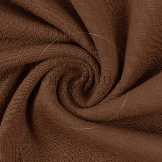177 - Lighter Brown - European 1x1 Flat Ribbing