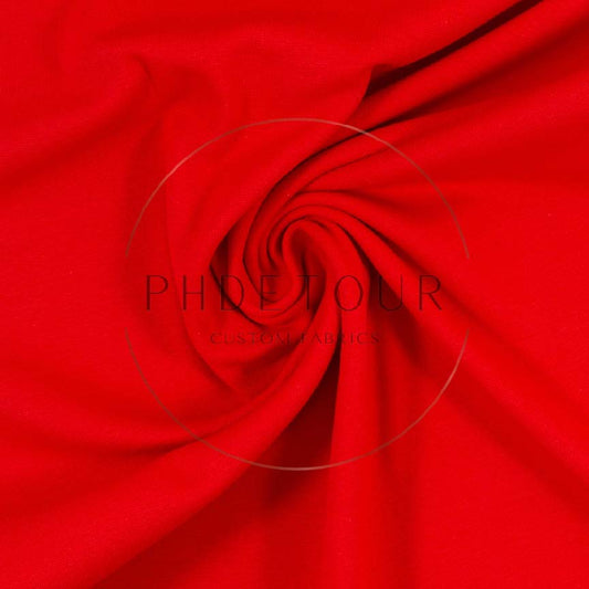 Wholesale European French Terry - 636 - Red