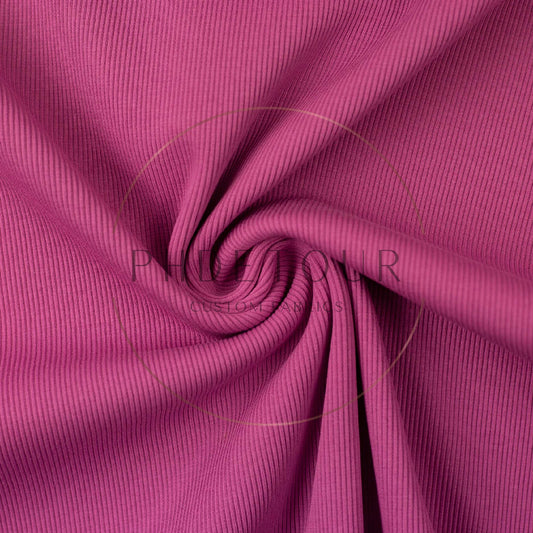 Wholesale European 2x1 Sweatshirt Ribbing - 933 - Berry
