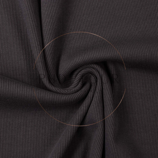 Wholesale European 2x1 Sweatshirt Ribbing - 285 - Anthracite